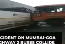 Two buses crash on Mumbai-Goa National Highway, 25 passengers injured