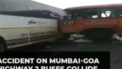 Two buses crash on Mumbai-Goa National Highway, 25 passengers injured