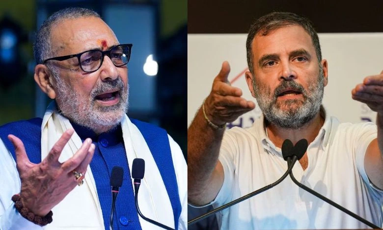 Union minister Giriraj Singh lashed out at Rahul Gandhi, saying a case of sedition should be made