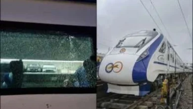 Stones pelting on Vande Bharat trains railway police started investigation