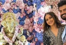 Video Of Sonakshi Sinha And Her Hubby Zaheer Iqbal Doing Ganesh Pooja Goes Viral