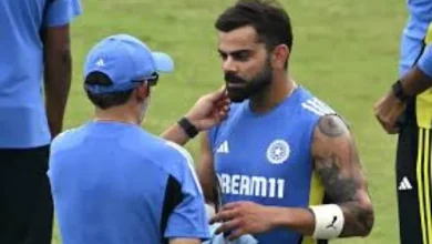 Video going viral on social media Virat Kohli Kissng Gautam Gambhir fake