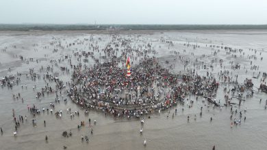 In Koliyak Bhadravi Mela was full of hearts, thousands of devotees took holy sea bath.