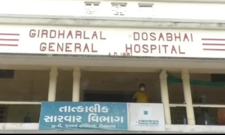 a-hospital-patient-was-made-a-bjp-member-in-visanagar