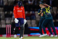 Australia won the first T20 against England with an all-round performance