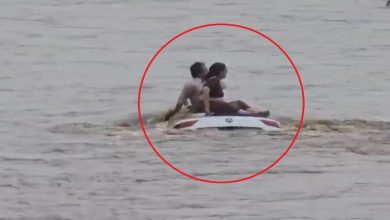 Disaster averted in Gujarat: Car drowns in river in Sabarkantha, video goes viral