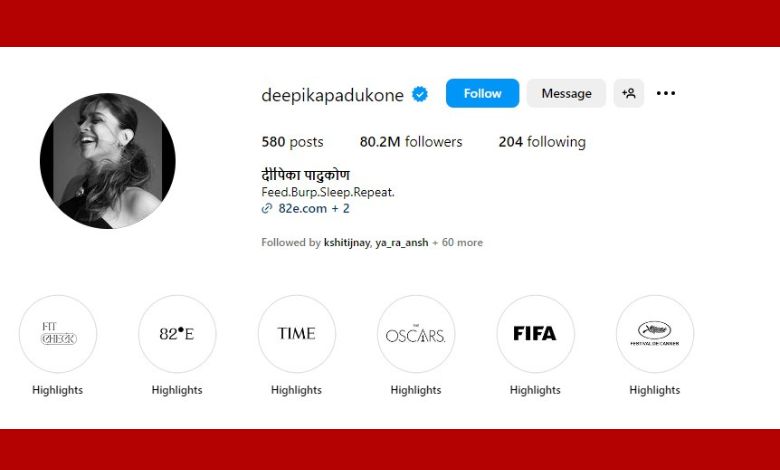 Deepika Padukone Made This Important Change In Instagram Bio, Did You See It?