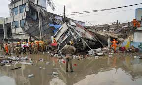 Three storied building collapses in Lucknow: 4 killed, 30 rescued