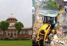 Bulldozer action cannot be done in the country till October 1, the Supreme Court has put a stay