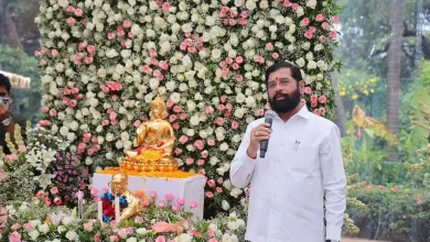 Eknath meet buddhist monk mumbai