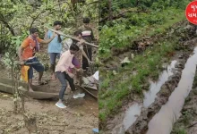 May God not show anyone such a day... gadchiroli Parents had to walk 15 km with dead bodies of their children