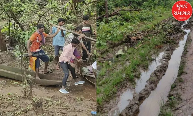 May God not show anyone such a day... gadchiroli Parents had to walk 15 km with dead bodies of their children