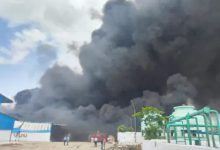 Huge fire broke out at Anjar