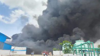 Huge fire broke out at Anjar