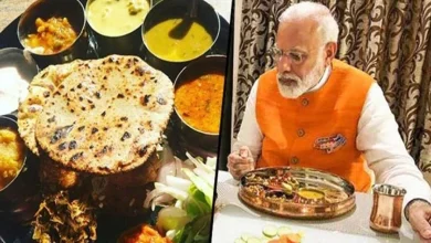 Who is the person who eats food prepared by PM Narendra Modi?