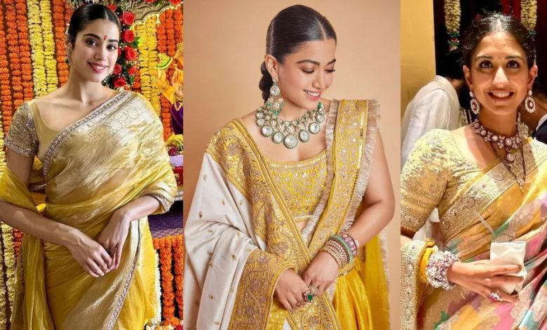 On the eve of Navratri, wear a yellow outfit and see the magic…