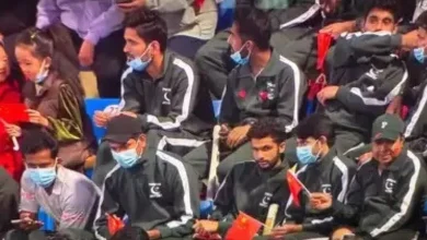 Pakistani players showed strength in India-China hockey final...