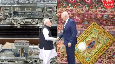 PM Modi gifts silver train, Pashmina shawl to Mr. & Mrs. Biden