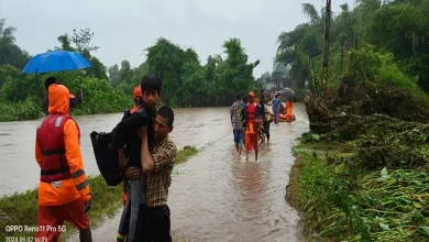 More than eight and a half inches of rain in Songarh with rain in 123 talukas of the state