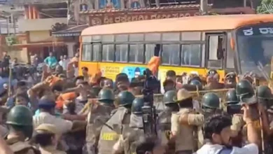 Tension in Mangaluru with stone pelting at religious places