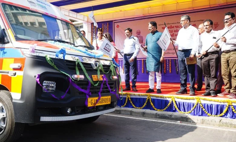 Important work of the government in the health sector: 100 ambulances given green light in Gujarat