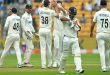 IND vs NZ 1st Test Indian team all out on 46 run score lowest in india