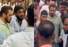 Actors turned up to bid farewell to Baba Siddiqui, Salman looked sad…