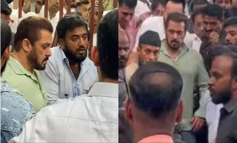 Actors turned up to bid farewell to Baba Siddiqui, Salman looked sad…