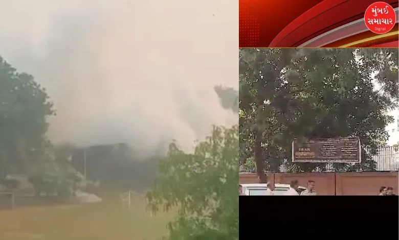 An explosion, plumes of smoke were also seen near a CRPF school in Delhi