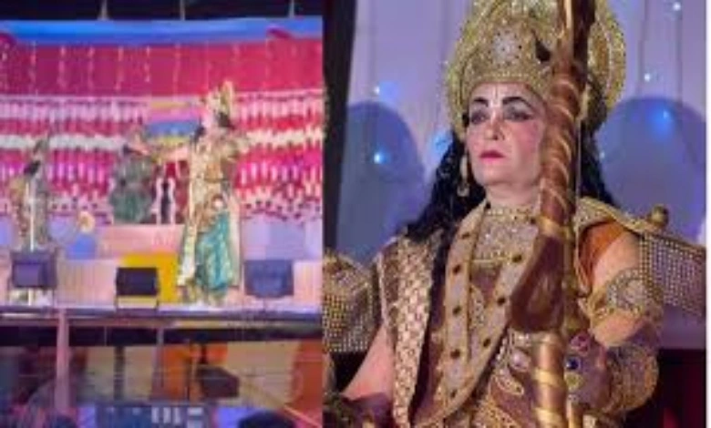  Actor playing the relation   of Lord Ram suffered a bosom  attack, video went viral