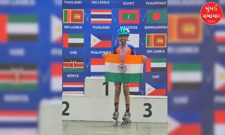 Borivali's Rishit Purani wins Bronze in skating championship in Thailand