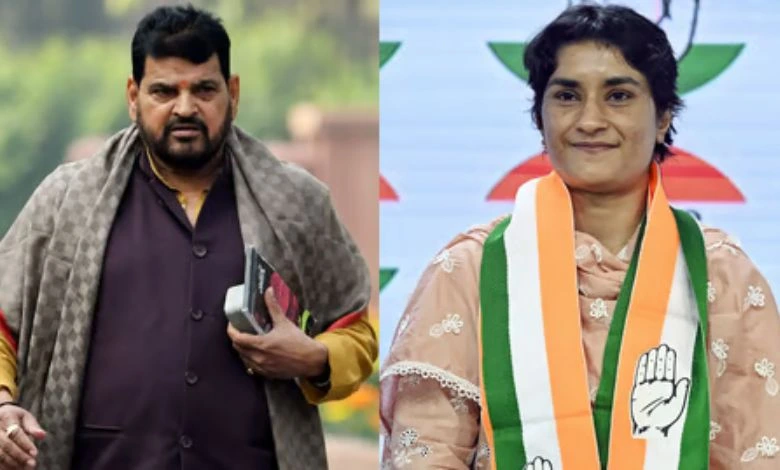 Brijbhushan Singh's Big Attack on Vinesh Phogat, Says Villain, Really Destroyed Congress Party