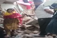 A building collapsed in Kalupur, Ahmedabad, 20 people were rescued