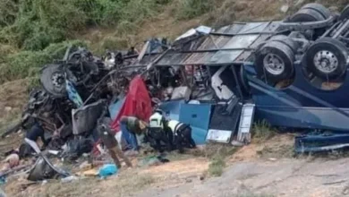 Bus plunges into valley after colliding with truck in Mexico: 24 dead