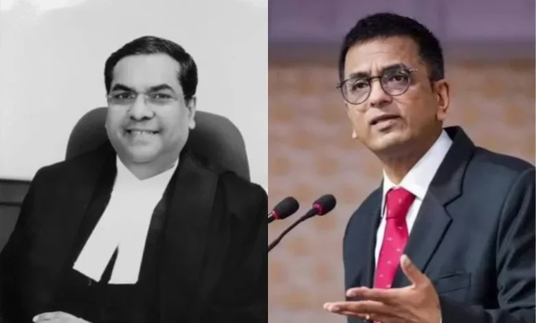 CJI Chandrachud recommend name of Justice Sanjeev Khanna for his successor