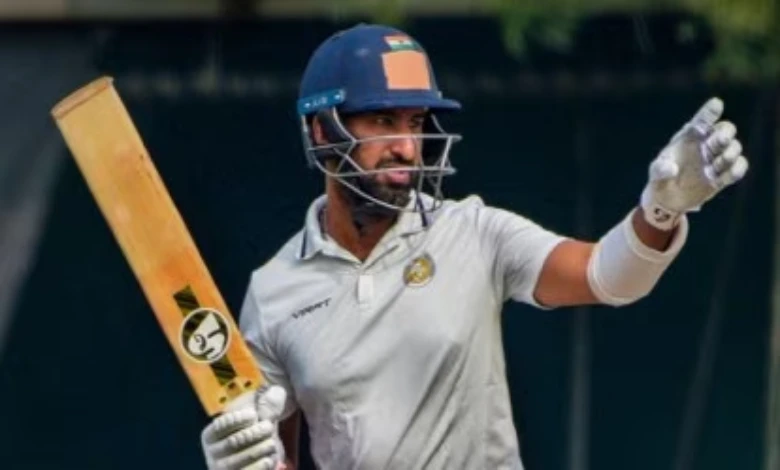 Cheteshwar Pujara hits double century in Ranji Trophy: breaks Brian Lara's record