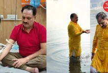 Delhi BJP chief's health deteriorated after taking a dip in Yamuna, admitted to hospital