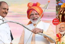 Dussehra PM Modi wishes countrymen Dussehra; Defense Minister saluted arms