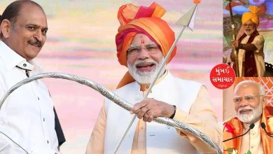 Dussehra PM Modi wishes countrymen Dussehra; Defense Minister saluted arms