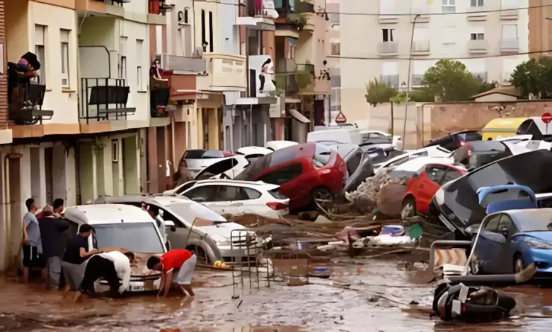 Europe's terrible flood in Spain