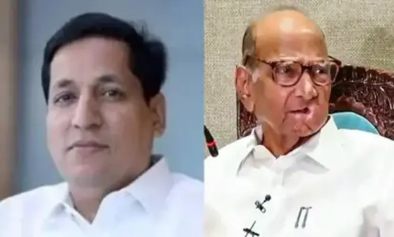 Former MLA Sandeep Naik joined Sharad Pawar Party