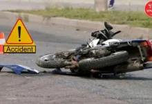 In Surat, a car driver hit a bike driver, the bike driver died on the spot