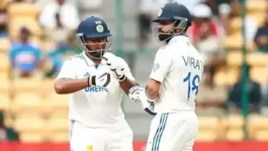 India fights back in Bengaluru, but Virat loses wicket on last ball