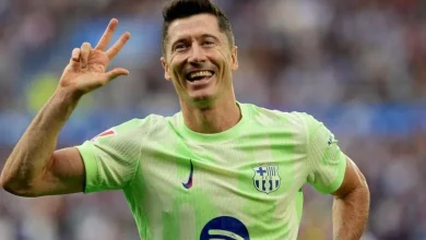 Lewandowski scores hat-trick, Barcelona wins 3-0