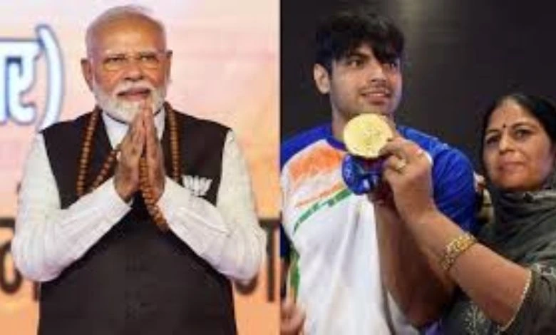 Narendra Modi wrote a letter to Neeraj Chopra's mother