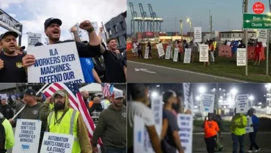 America troubled by the strike of port workers