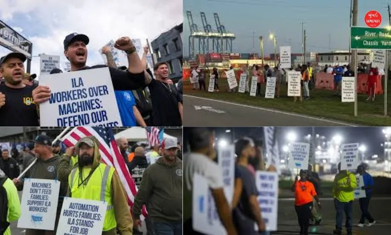 America troubled by the strike of port workers