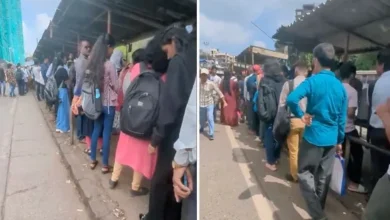 Never-ending queue at Mumbai bus stand goes video viral