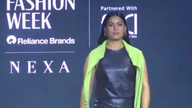 Manu Bhakar walks the ramp at Lakme Fashion week