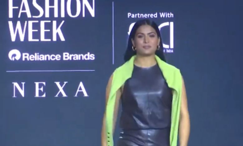 Manu Bhakar walks the ramp at Lakme Fashion week